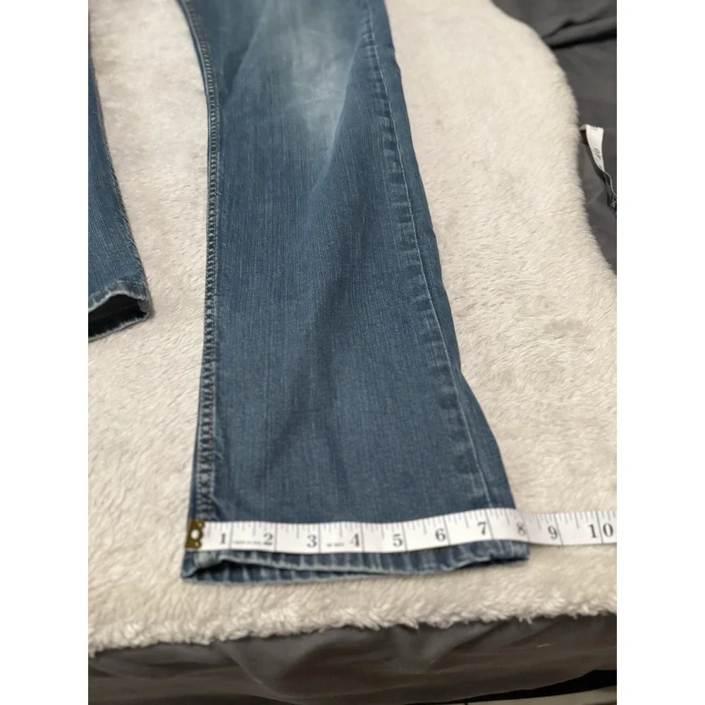 Levi's 505 Mens Blue Straight Denim‎ Jeans Size 36x34 Pants Faded
